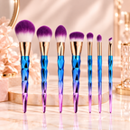 7-Piece Diamond Glow Makeup Brush Set