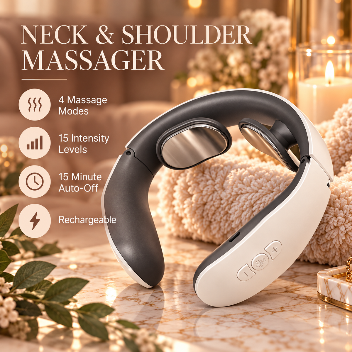 Rechargeable Neck & Shoulder Pulse Massager