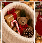 Classic Cable-Knit Christmas Stocking