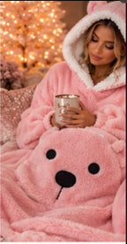 Cozy Bear | Oversized Wearable Blanket with Hood