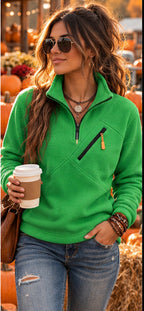 The Aspen Half-Zip Fleece Pullover