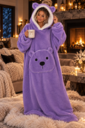 Cozy Bear | Oversized Wearable Blanket with Hood