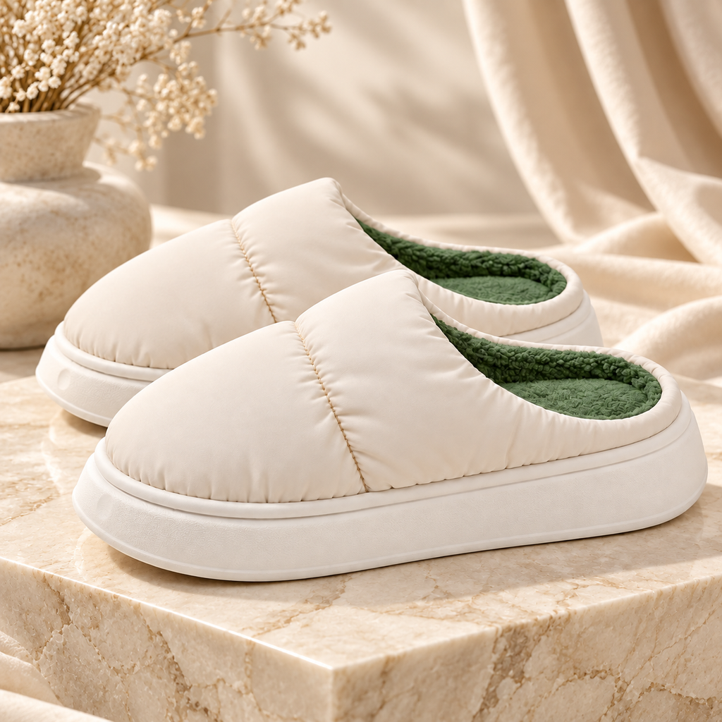 The Cozy Edit | Cloud Puffer Slippers