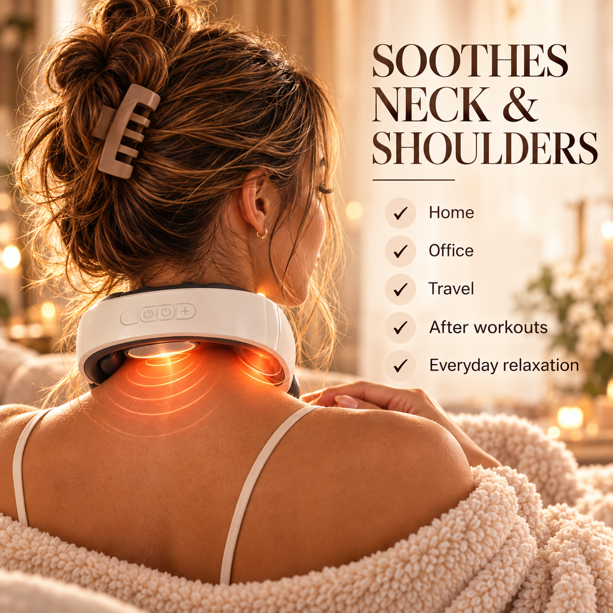 Rechargeable Neck & Shoulder Pulse Massager