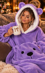 Cozy Bear | Oversized Wearable Blanket with Hood