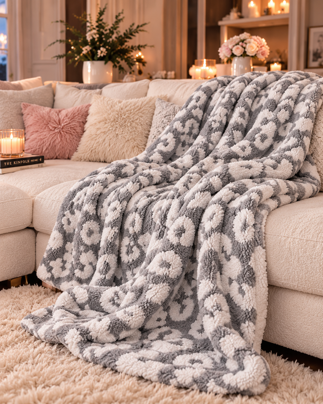 The Cozy Edit | Luxe Leopard Sherpa Throw Blanket