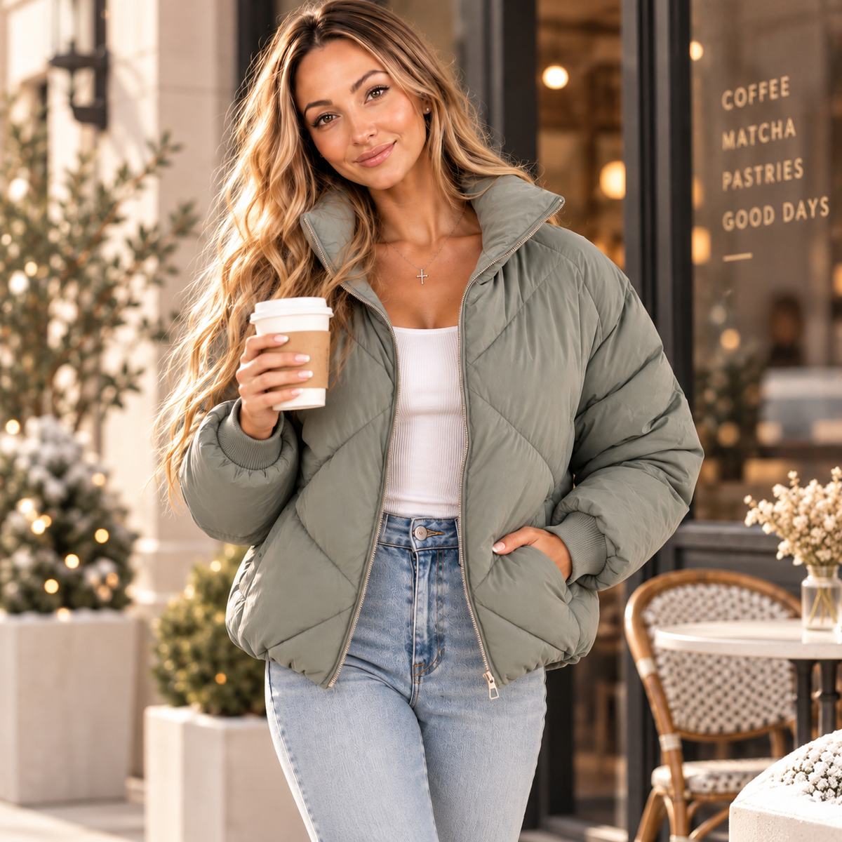 The Everyday Edit | Quilted Puffer Jacket