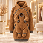 The Cozy Mama | Baby-Carrying Oversized Hoodie