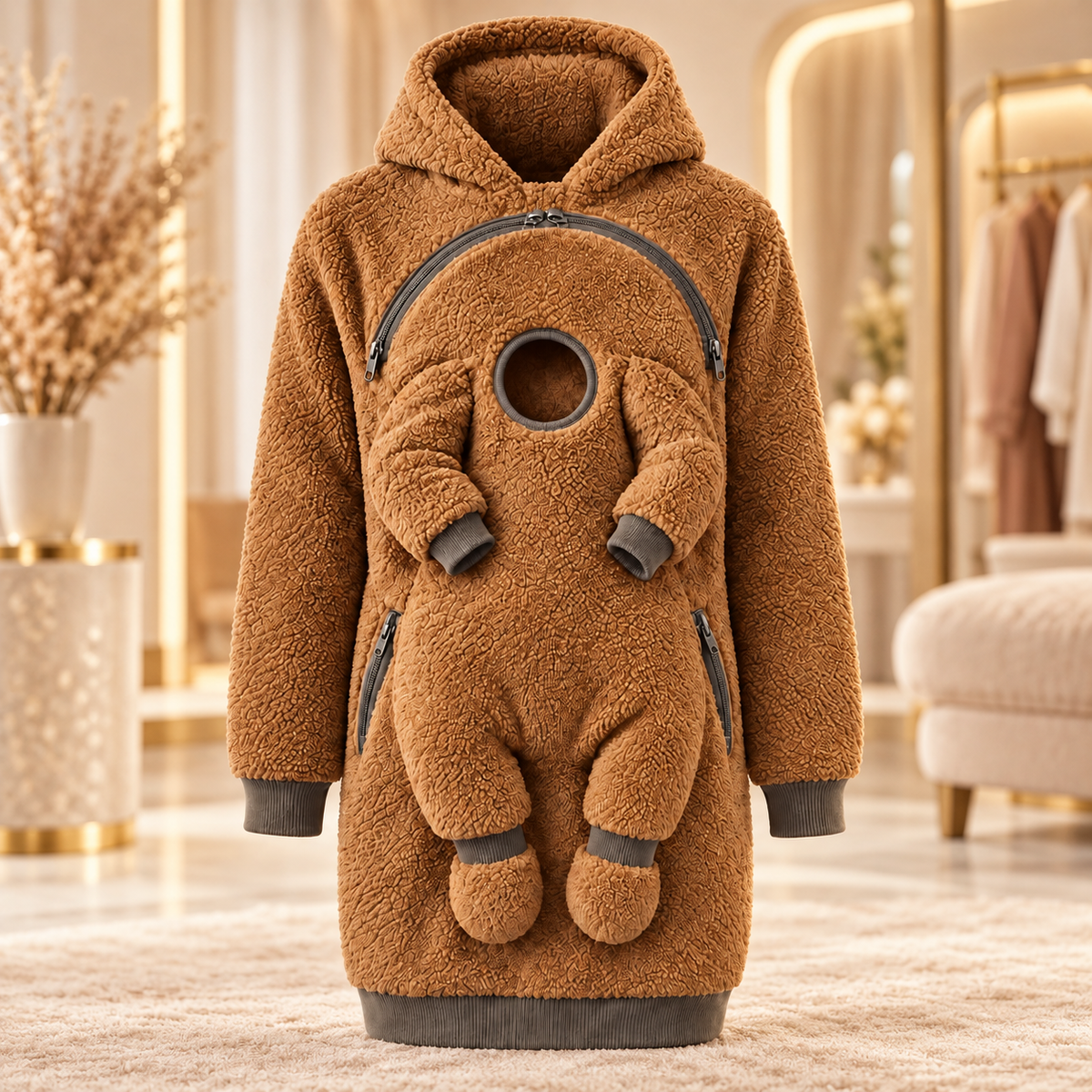 The Cozy Mama | Baby-Carrying Oversized Hoodie
