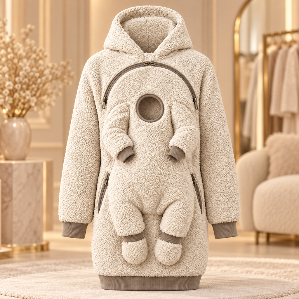 The Cozy Mama | Baby-Carrying Oversized Hoodie