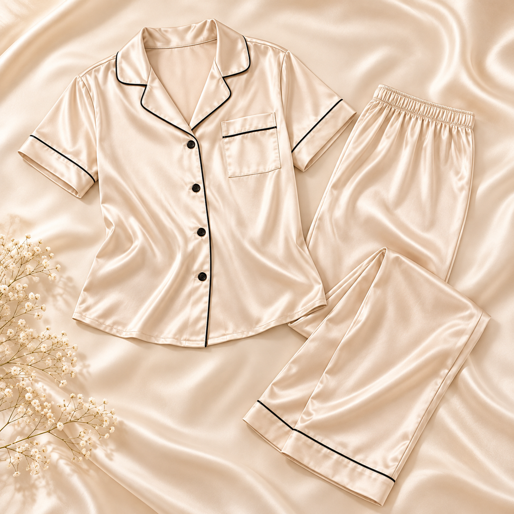 The Satin Luxe Lounge Set | Everyday Elegance