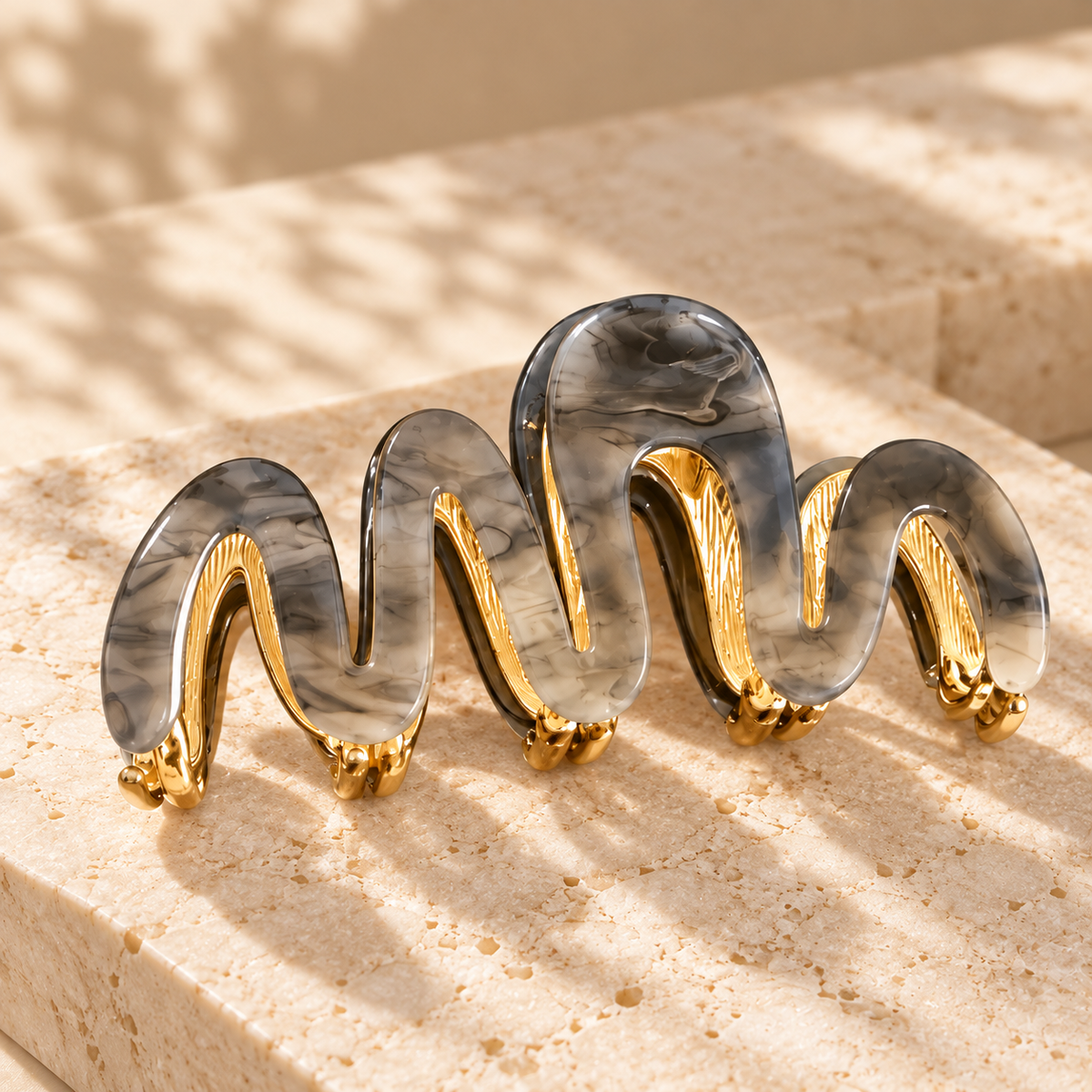 The Marble Claw Clip