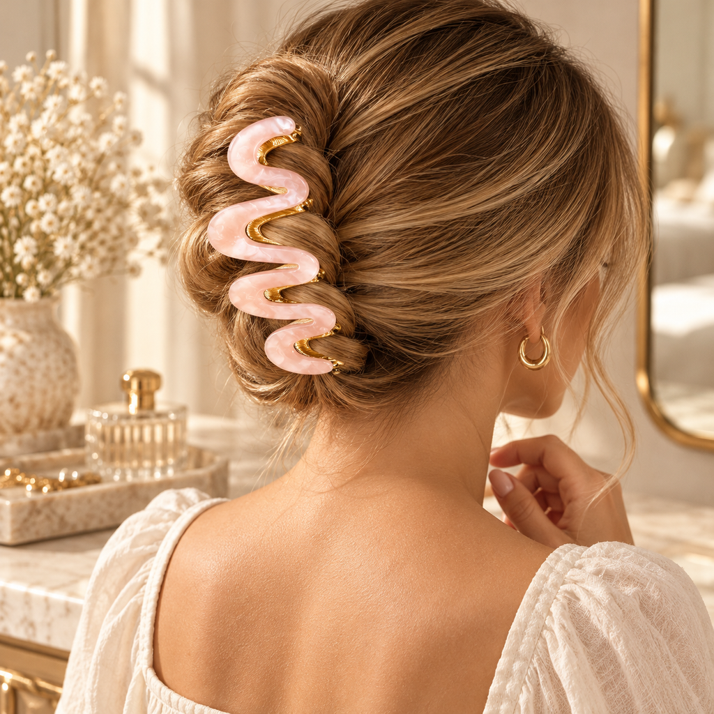 The Marble Claw Clip