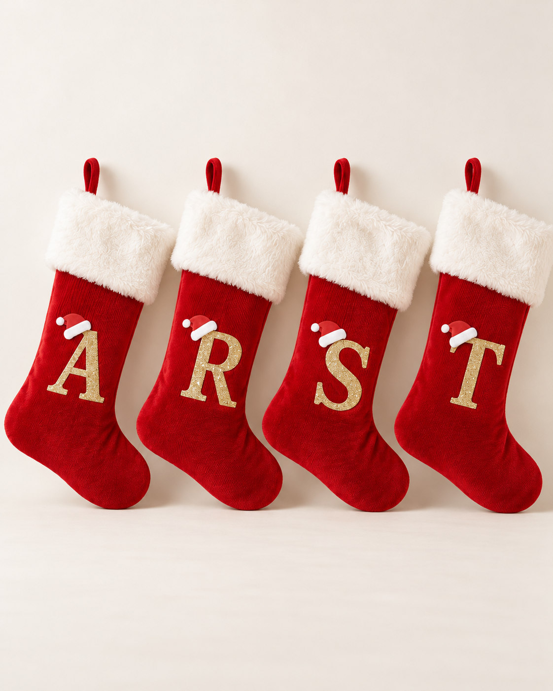 Personalized Initial Christmas Stocking