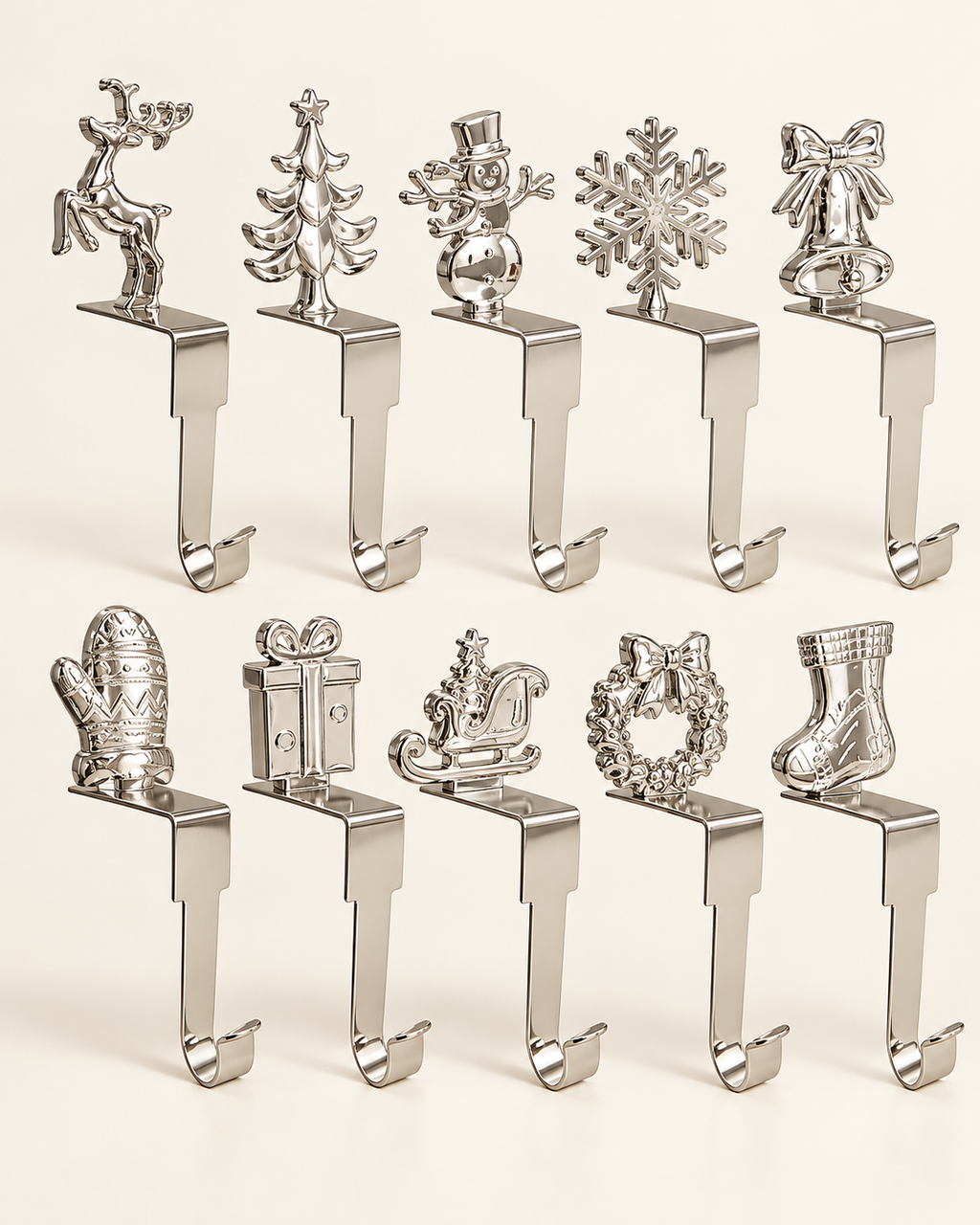 Luxe Metallic Stocking Holder