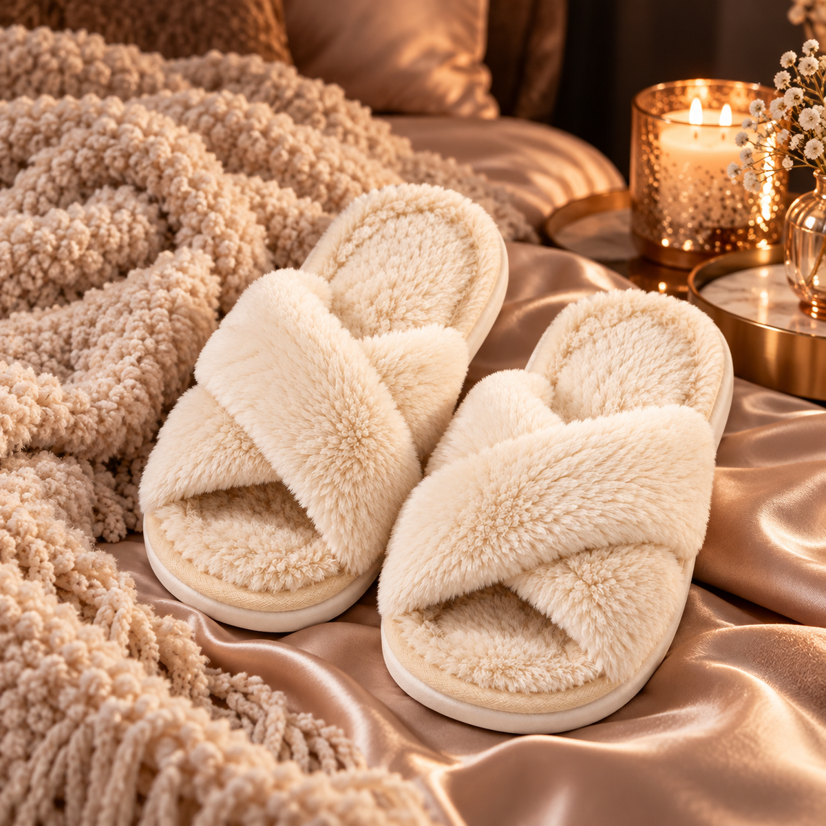 The Luxe Cloud Slippers | Plush Everyday Comfort