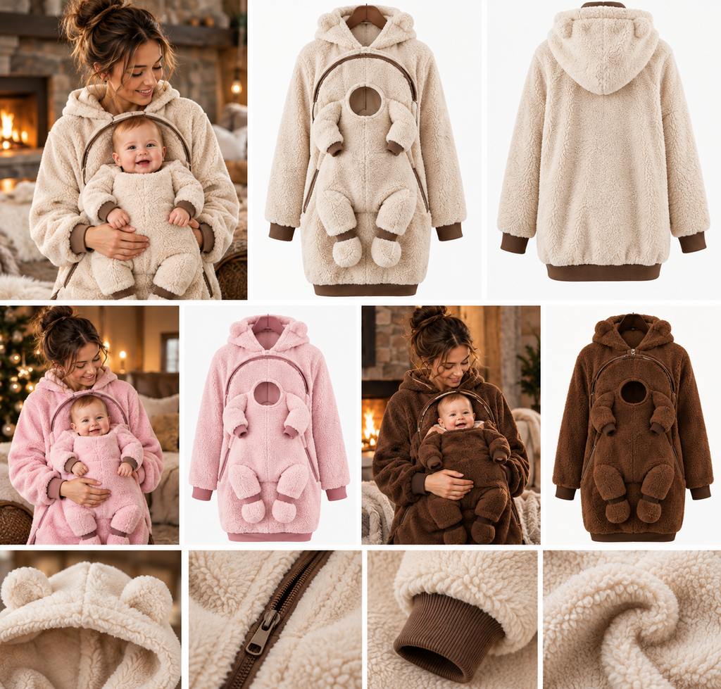 The Cozy Mama | Baby-Carrying Oversized Hoodie