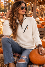 The Aspen Half-Zip Fleece Pullover