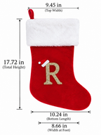 Personalized Initial Christmas Stocking