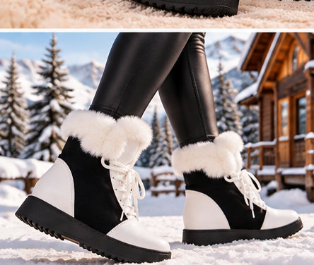 Aspen Luxe Faux Fur Snow Boots